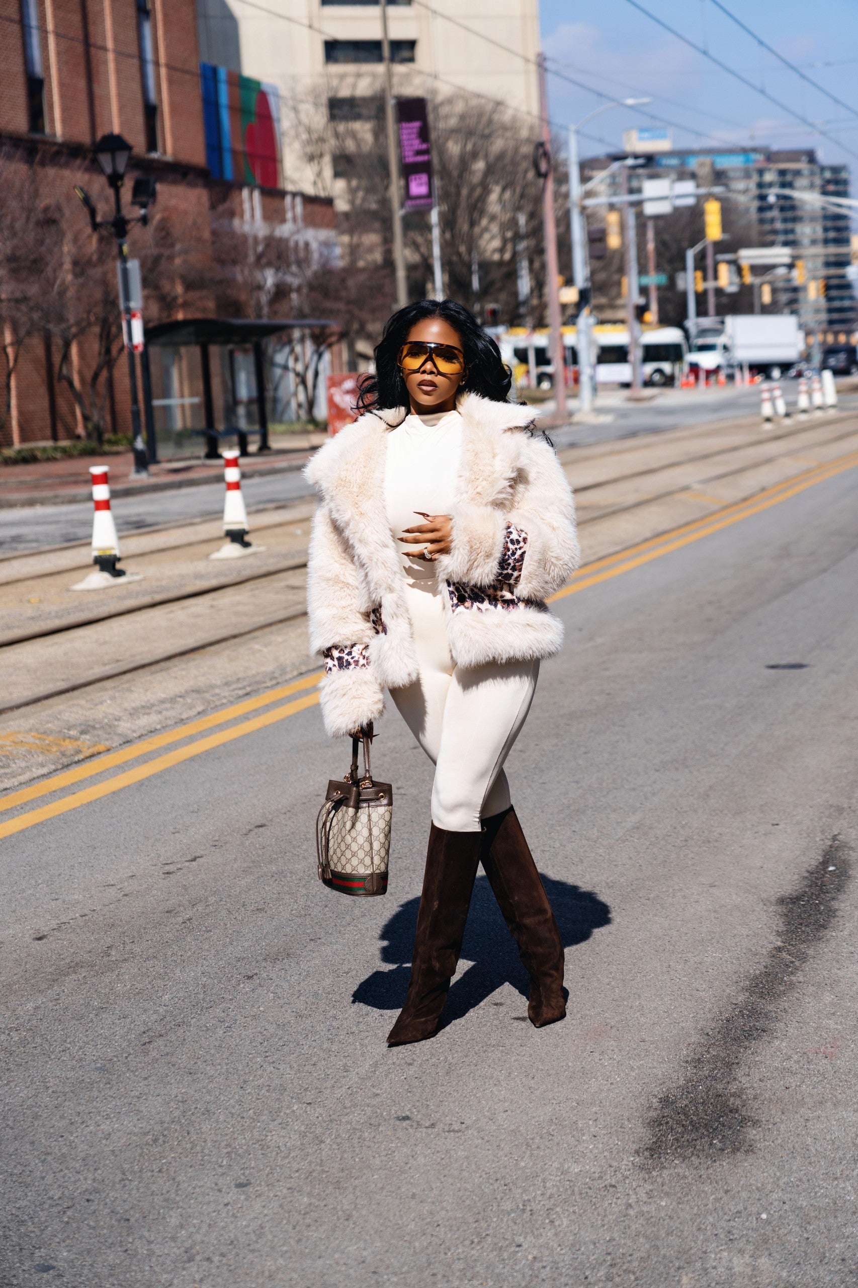 Wild Legacy Fur Jacket (Tan) | Whishful Looks